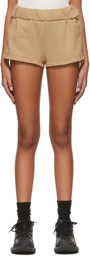 Dion Lee Beige Cotton Shorts