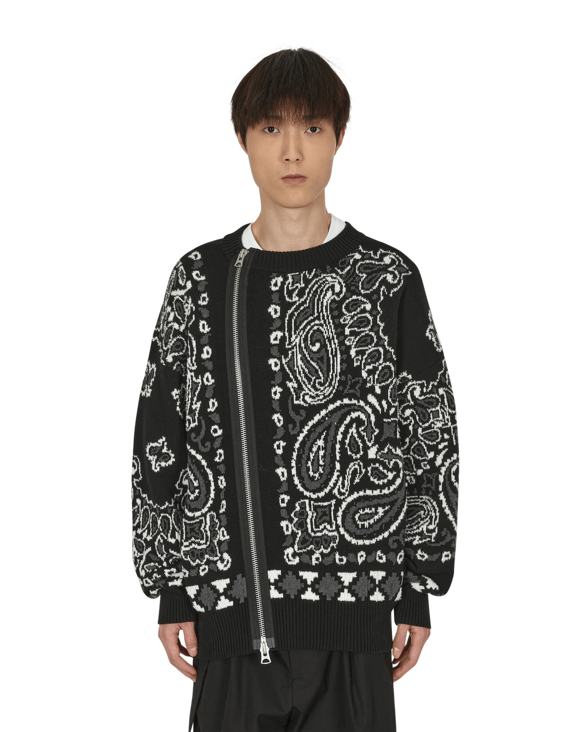 Bandana Knit Sweater Sacai