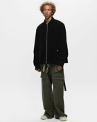 Rick Owens Drkshdw Woven Padded Jacket   Zipfront Jkt Black - Mens - Overshirts