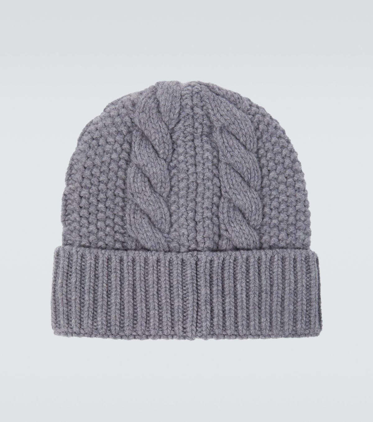 Moncler Cable-knit wool and cashmere beanie Moncler