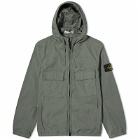 Stone Island Men's Supima Cotton Twill Stretch-TC Hooded Jacket in Musk