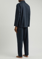 Boss Chris Poplin Pyjama set Dark Blue