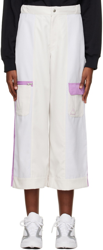 Photo: Nike Jordan White & Purple Utility Trousers
