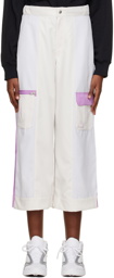 Nike Jordan White & Purple Utility Trousers
