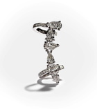 Repossi Serti sur Vide 18kt white gold ear cuff with diamonds