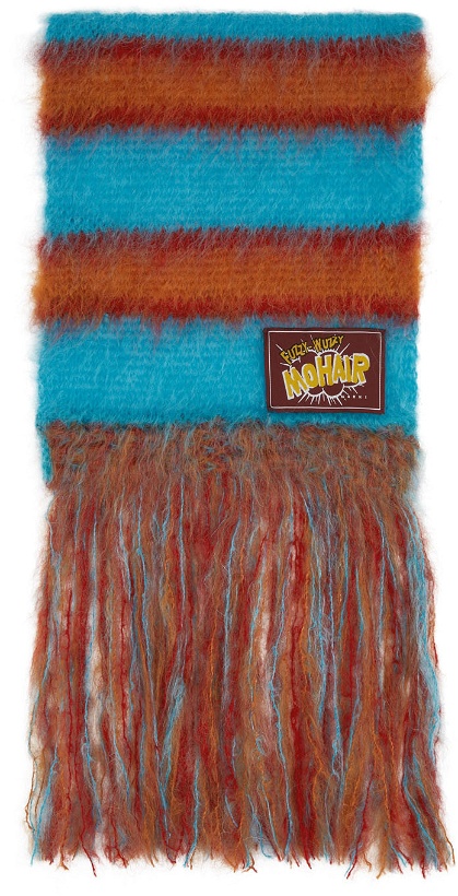 Photo: Marni Blue Brushed Mohair Scarf