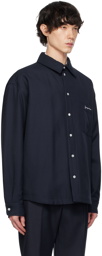 Jacquemus Navy 'La chemise Boulanger' Shirt