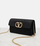 Valentino Garavani VLogo Mini moire clutch