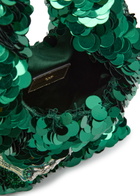 Anya Hindmarch Perrier Mini Embellished Satin Tote bag - Green - One Size