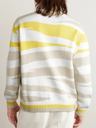 Missoni - Intarsia Cotton-Blend Sweater - White