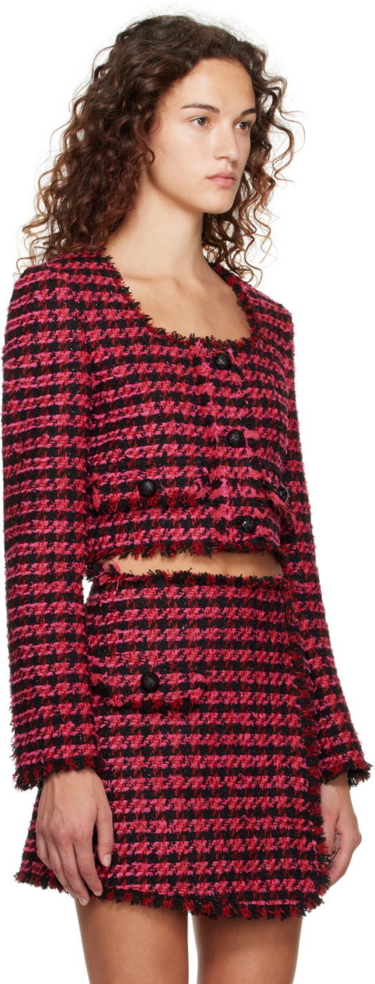 MSGM Pink Check Jacket MSGM