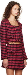 MSGM Pink Check Jacket