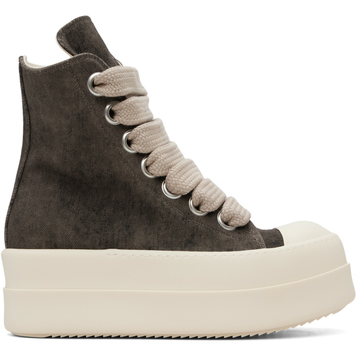 Photo: Rick Owens DRKSHDW Brown Tower Mega Bumper Jumbolace Sneaks Sneakers