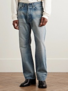 John Elliott - Wyatt Straight-Leg Distressed Jeans - Blue