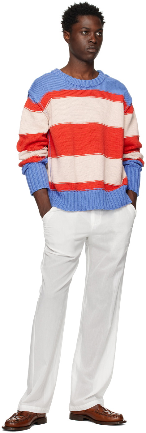 Edward Cuming Multicolor Striped Sweater