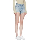 Moussy Vintage Blue Etna Denim Shorts