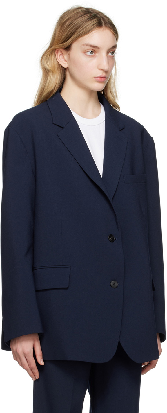 the frankie shop BEA BLAZER ネイビー　XS The Frankie Shop Navy Bea Blazer The Frankie Shop