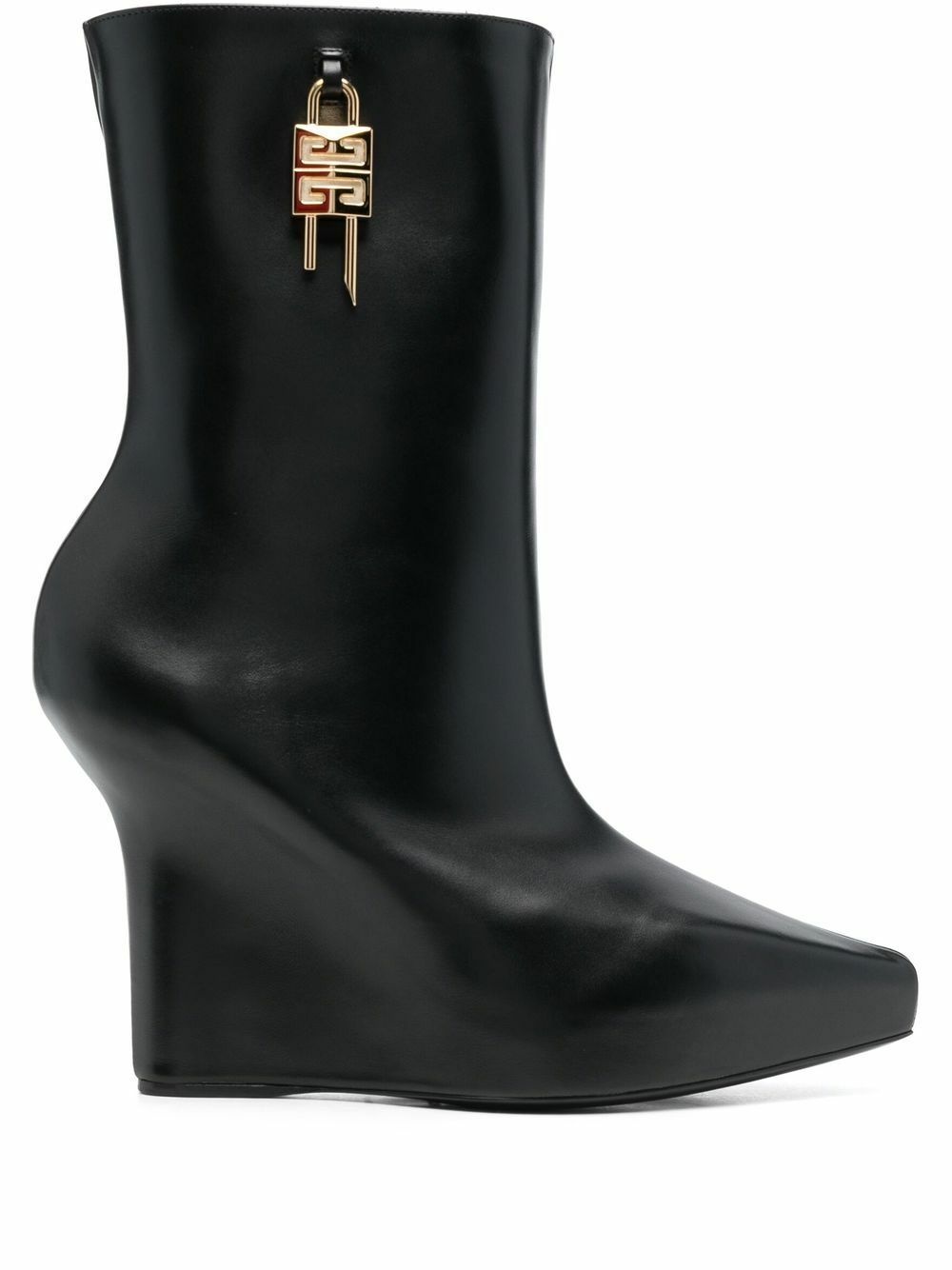 GIVENCHY - G Lock Leather Boots Givenchy