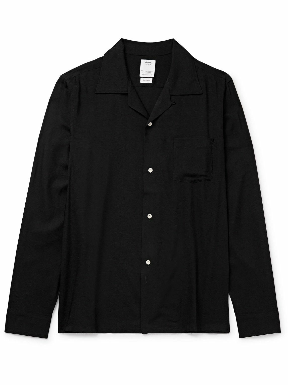 Visvim - Keesey Convertible-Collar Woven Shirt - Black Visvim