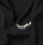 nonnative - Logo-Embroidered Cotton-Jersey T-Shirt - Black