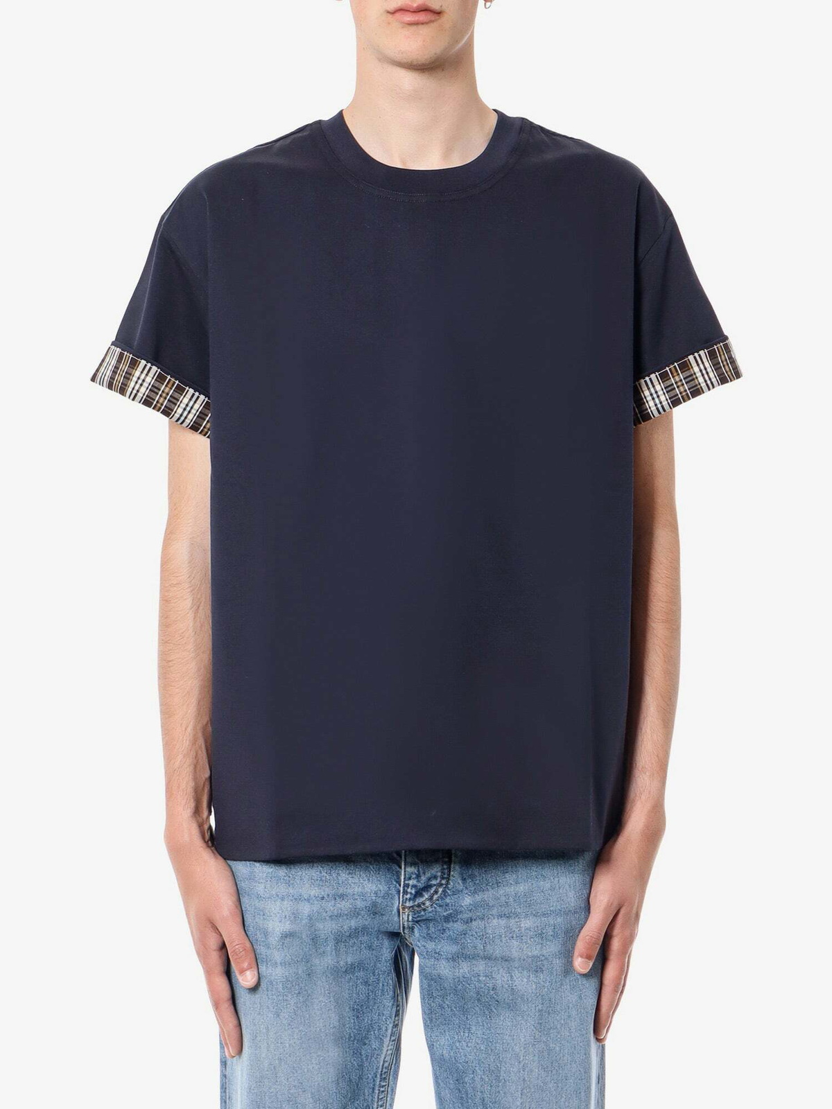 Bottega Veneta T Shirt Blue Mens Bottega Veneta