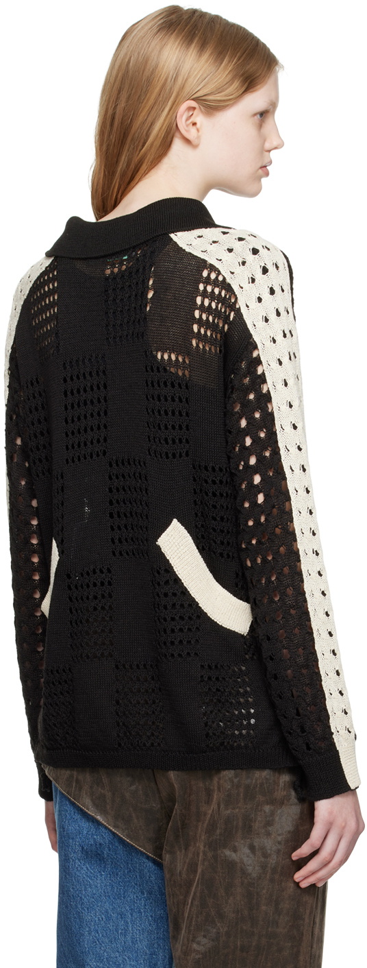 Andersson Bell Black Beozz Long Sleeve Polo