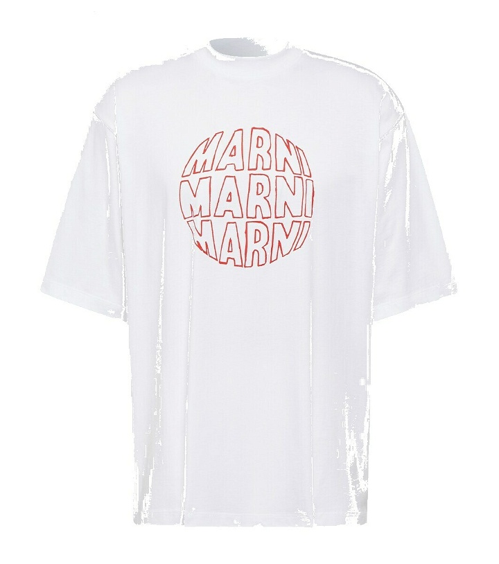 Photo: Marni Printed cotton jersey T-shirt