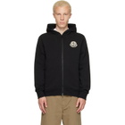Moncler Black Zip Up Hoodie