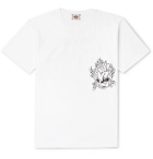 Flagstuff - Printed Cotton-Jersey T-Shirt - White