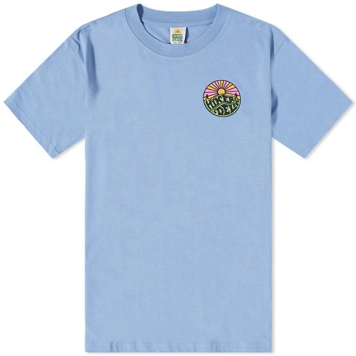Photo: Hikerdelic Men's Original Logo T-Shirt in Light Blue