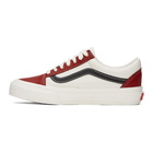 Vans Red and Off-White OG Old Skool VLT LX Sneakers