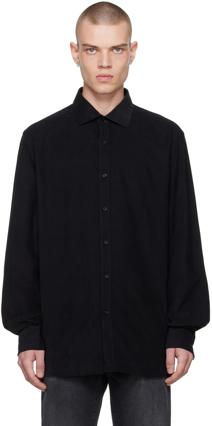 ZEGNA Black Cashco Shirt Zegna