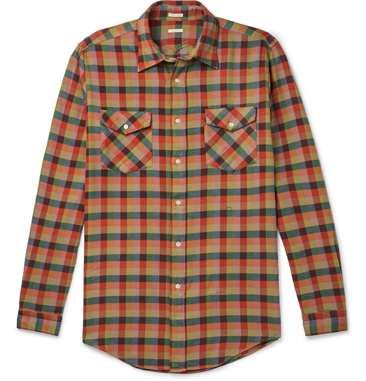 Photo: Massimo Alba - Checked Cotton-Flannel Shirt - Multi