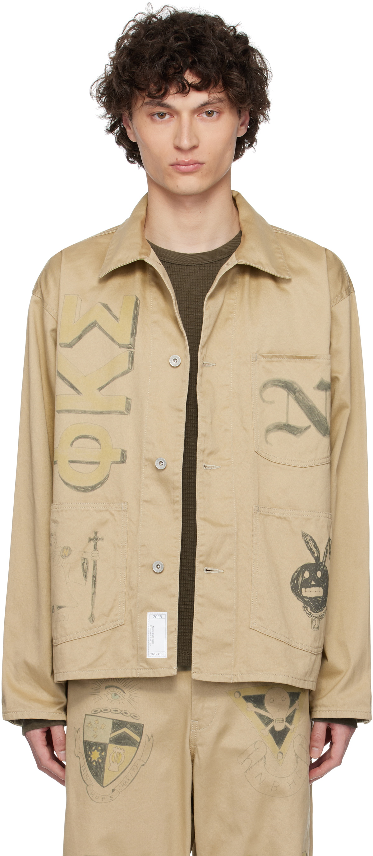 Neighborhood Men's x Medicom VDC Wu 2024 in White Neighborhood