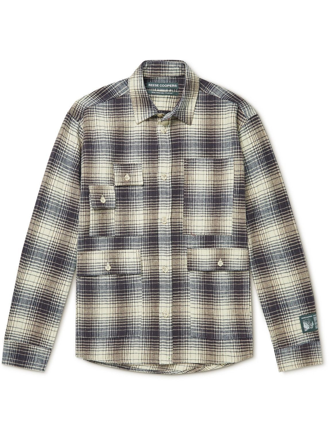 Reese Cooper® - Checked Cotton-Flannel Shirt - Blue Reese Cooper