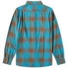 Noma t.d. Men's Ombre Plaid Shirt in Water/Brown