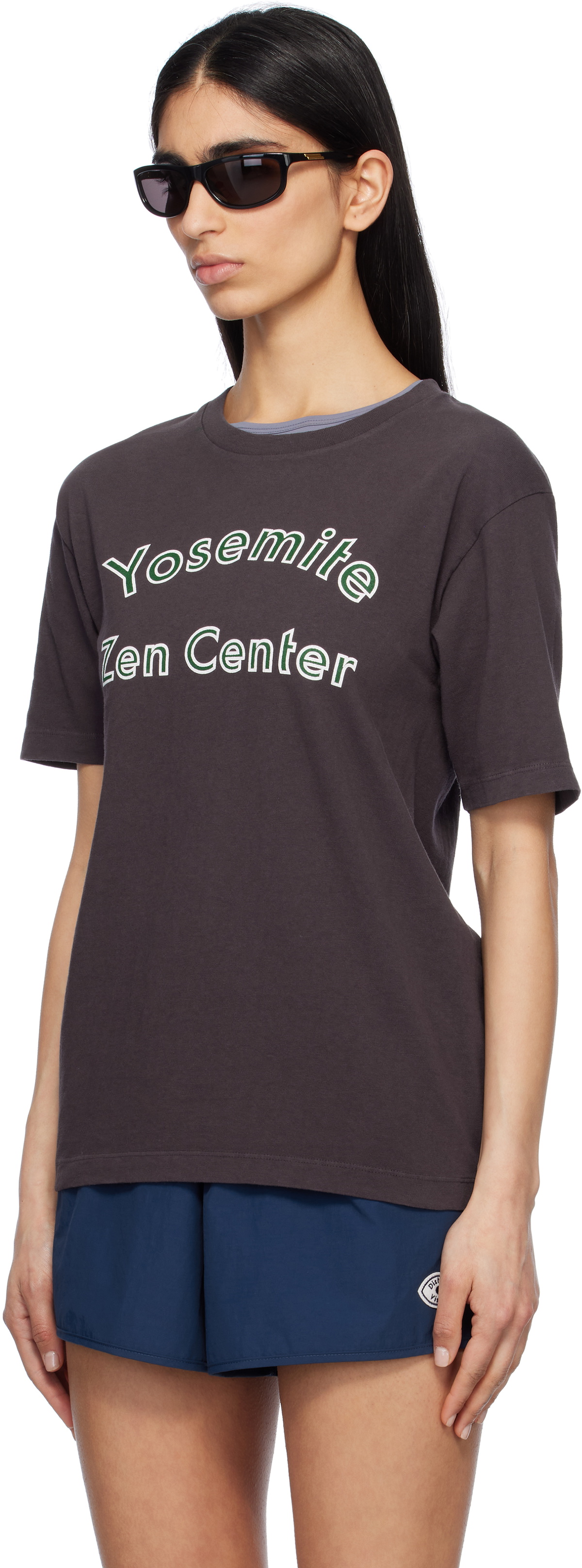District Vision Black California Cotton T-shirt