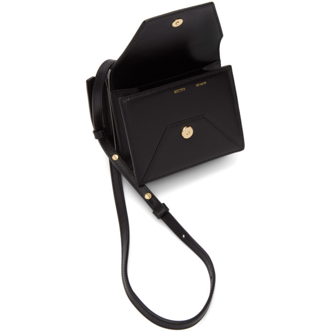 [RECTO] / ☆ 25SS ENVELOPE BAG / BLACK Recto Black Double Envelope Bag Recto