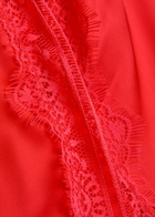 Simone PÉRÈLE Satin Secrets Lace-trim Satin Shorts Pink