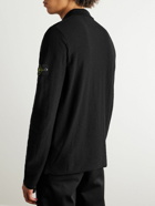 Stone Island - Logo-Appliquéd Jersey Polo Shirt - Black