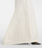 Gucci Silk faille maxi skirt