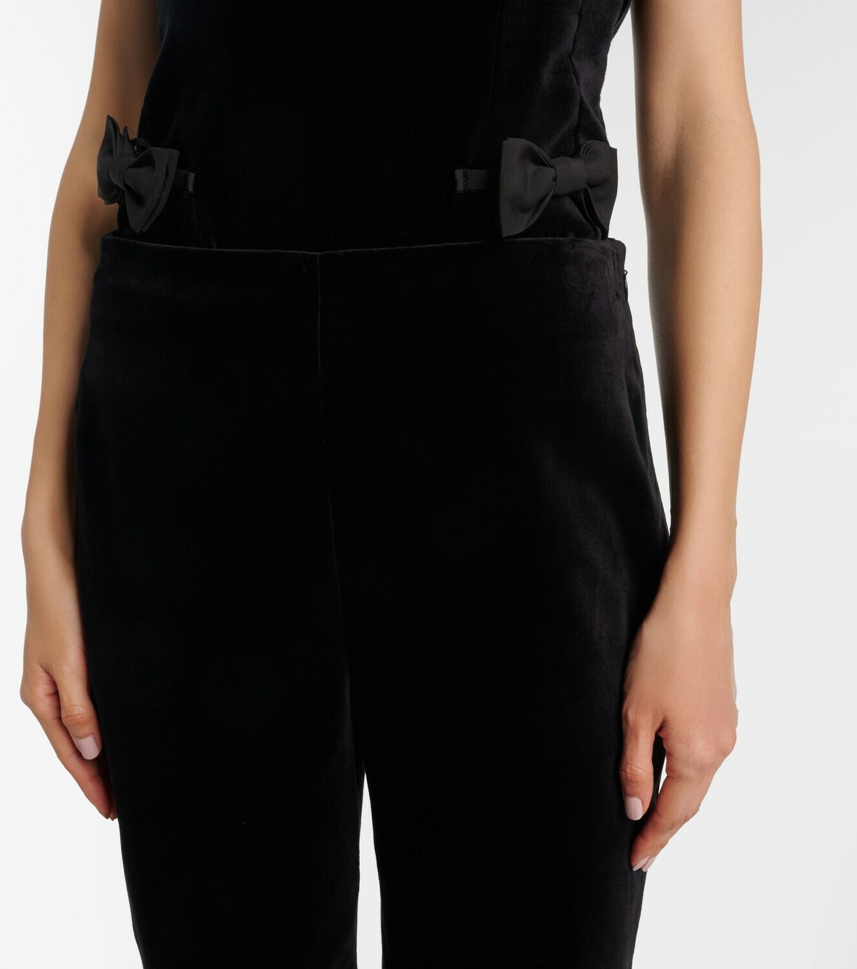 Posse Quincy cotton velvet cropped pants