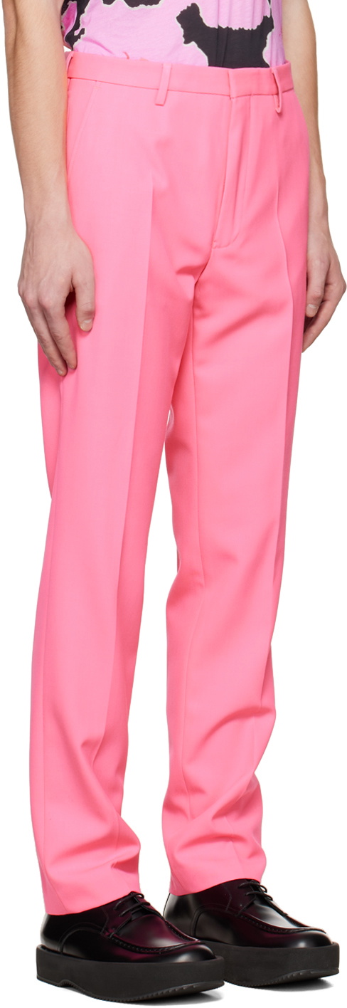 Dries Van Noten Pink Cropped Trousers Dries Van Noten