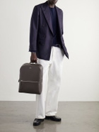 Smythson - Full-Grain Leather Backpack