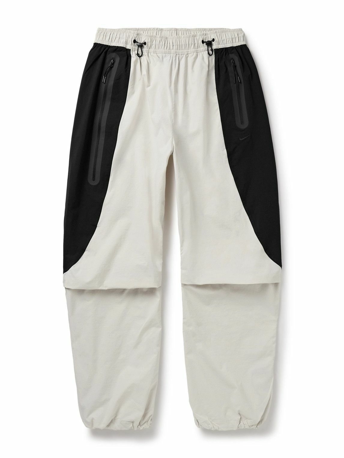 Nike - Tech Colour-Block Dri-FIT Track Pants - Neutrals