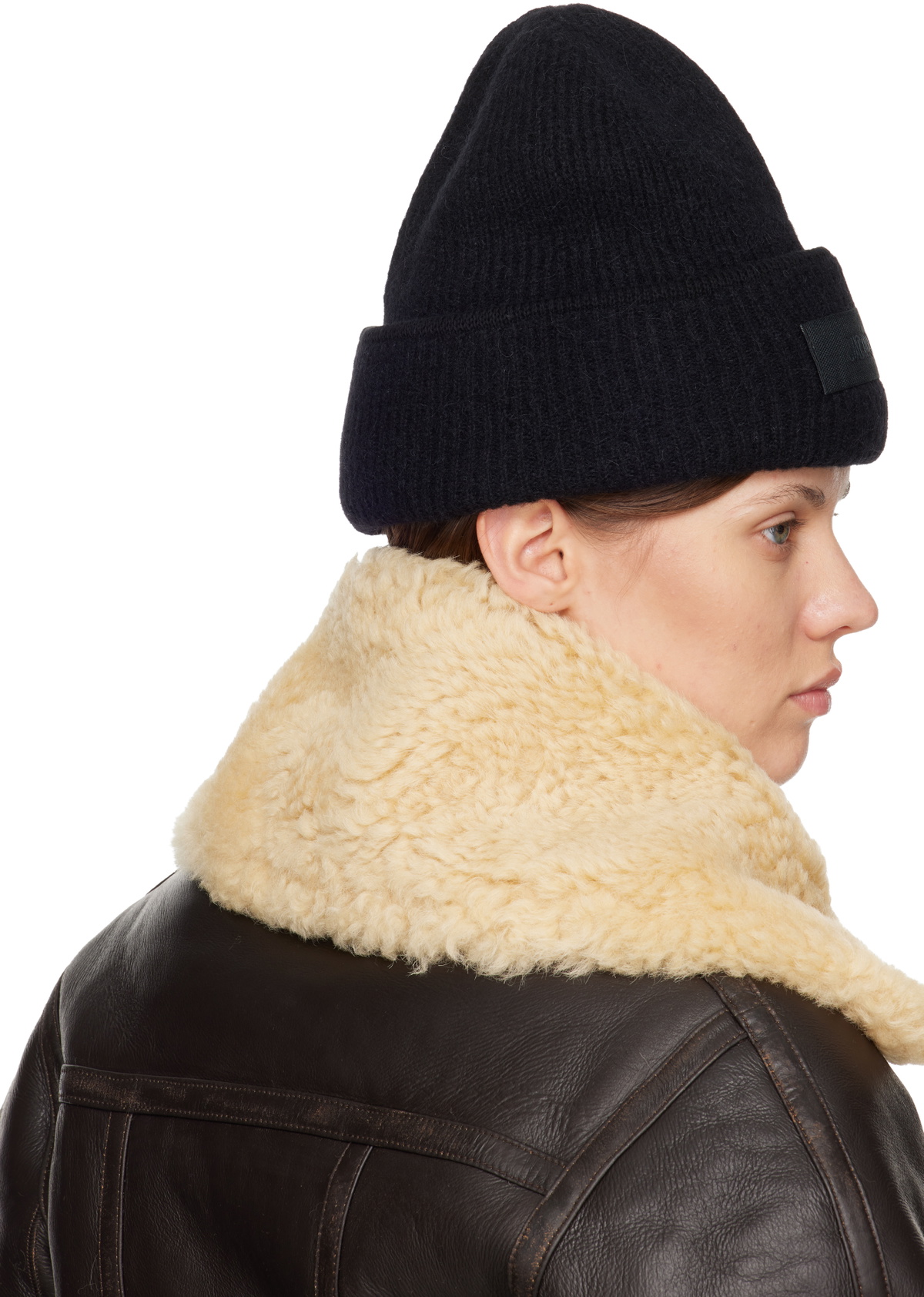 JACQUEMUS Black La Croisière 'The Gros Grain' Beanie