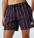 Moncler Striped swim trunks