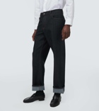 The Row Ross mid-rise straight jeans