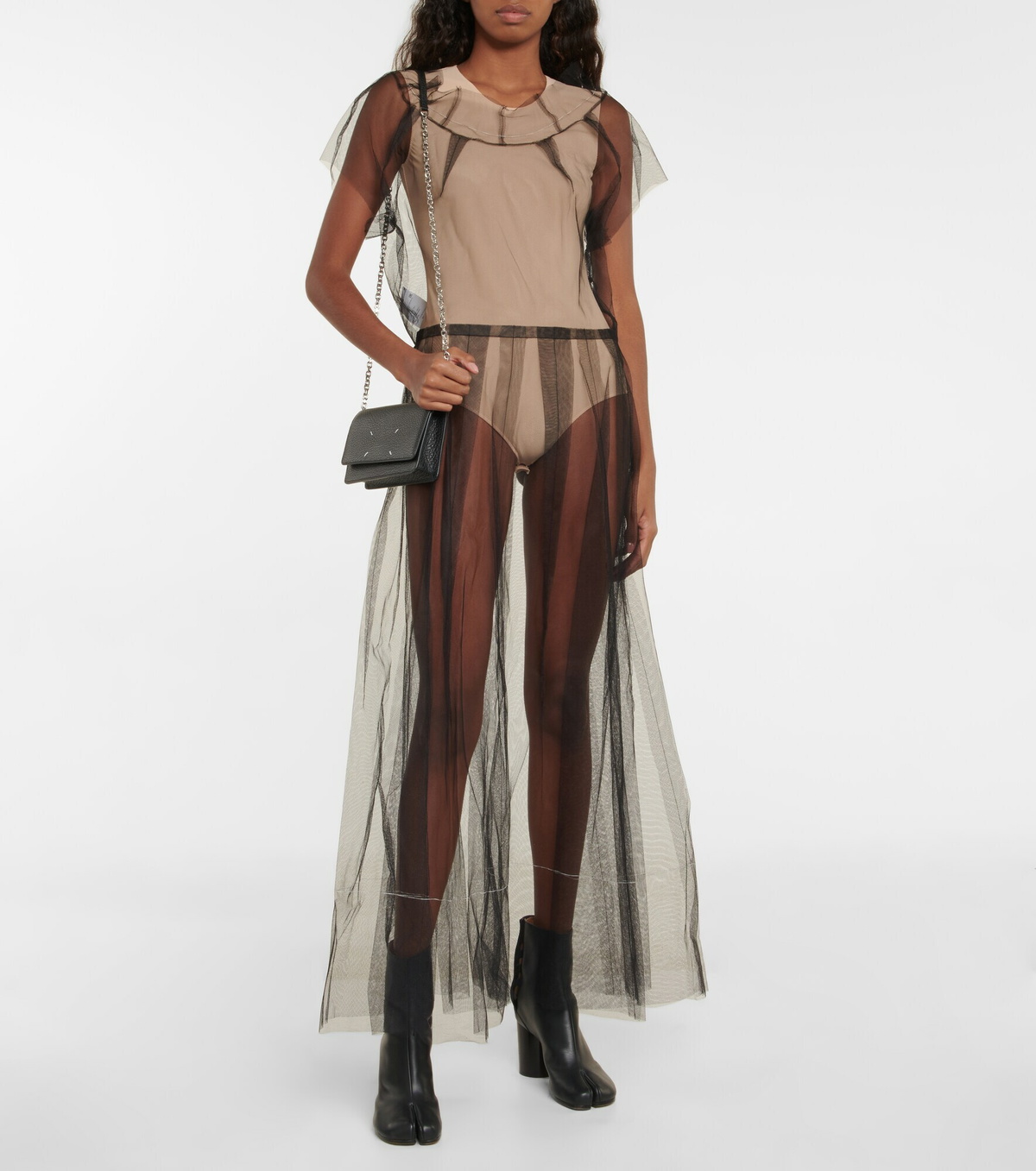 Maison Margiela - Mesh maxi dress