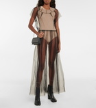 Maison Margiela - Mesh maxi dress